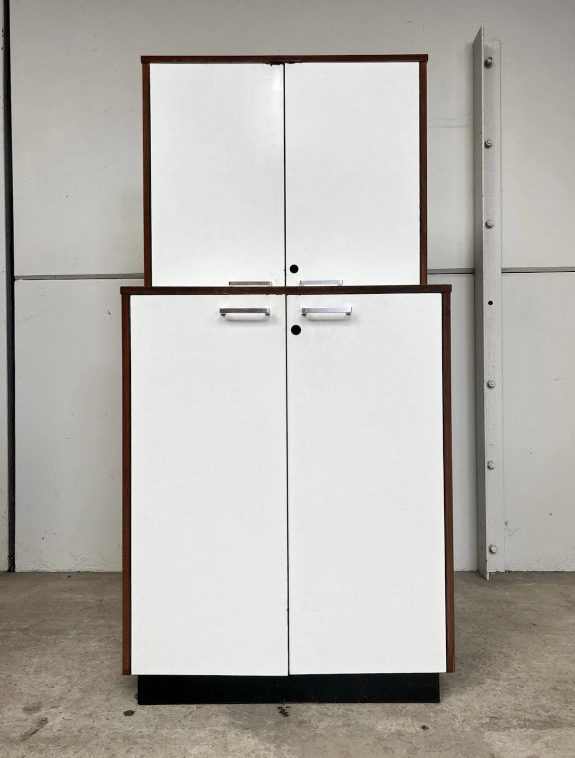 Vintage Medical Cabinet Sideboard Wall Unit Retro Bookcase 1083