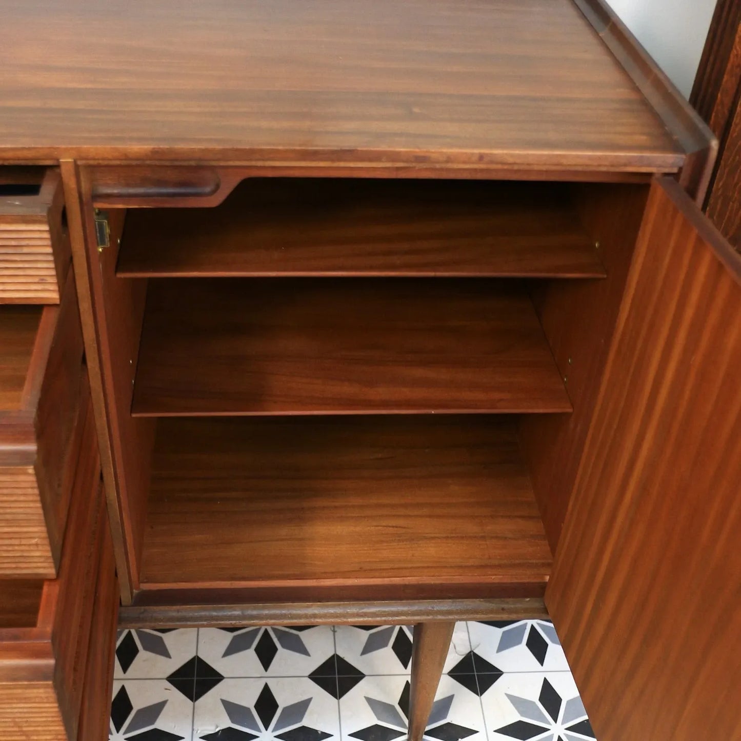 Richard Hornby for Fyne Ladye Afromosia Teak Sideboard Retro Mid Century