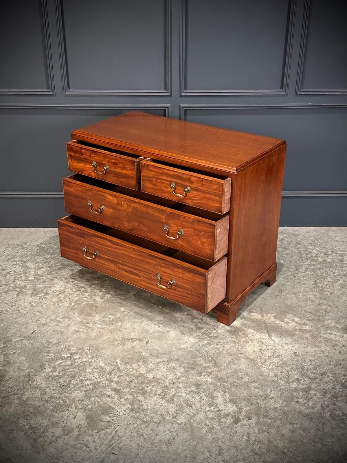 Small Vintage Mahogany Chest Of Drawers