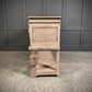 Carved Bleached Antique Oak Carved Sideboard