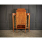 Vintage Edwardian Marquetry Inlaid Mahogany Glazed Display Cabinet