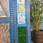 Blue Vintage Indian Glazed Colonial Wooden Kitchen Bathroom Drinks Cocktail Cabinet