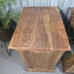 Vintage Solid Wooden Indian Carved Bedside Cupboards Cabinets