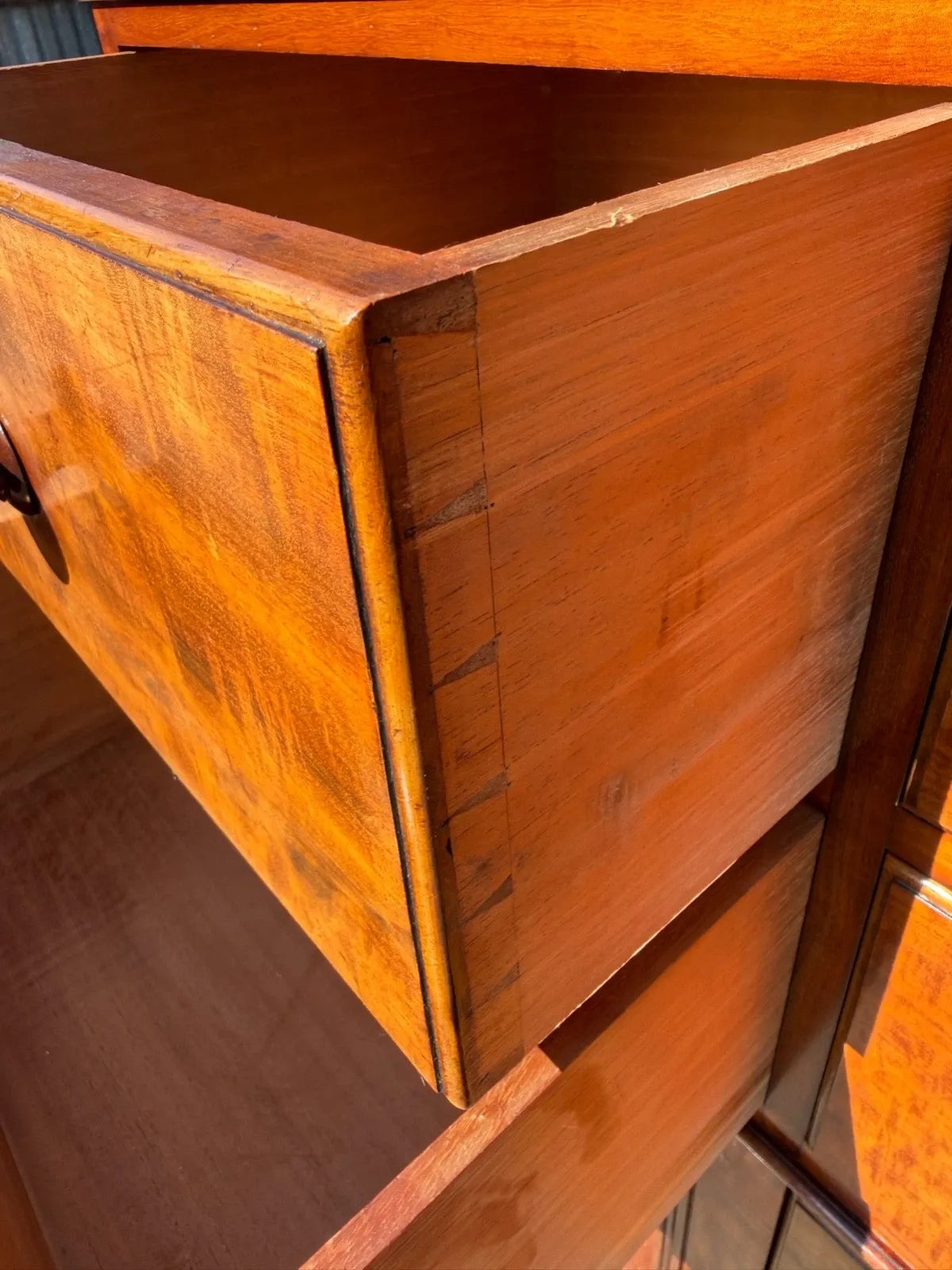 Vintage Mahogany Bank of Drawers Shop Display Kitchen Unit Chest of Drawers