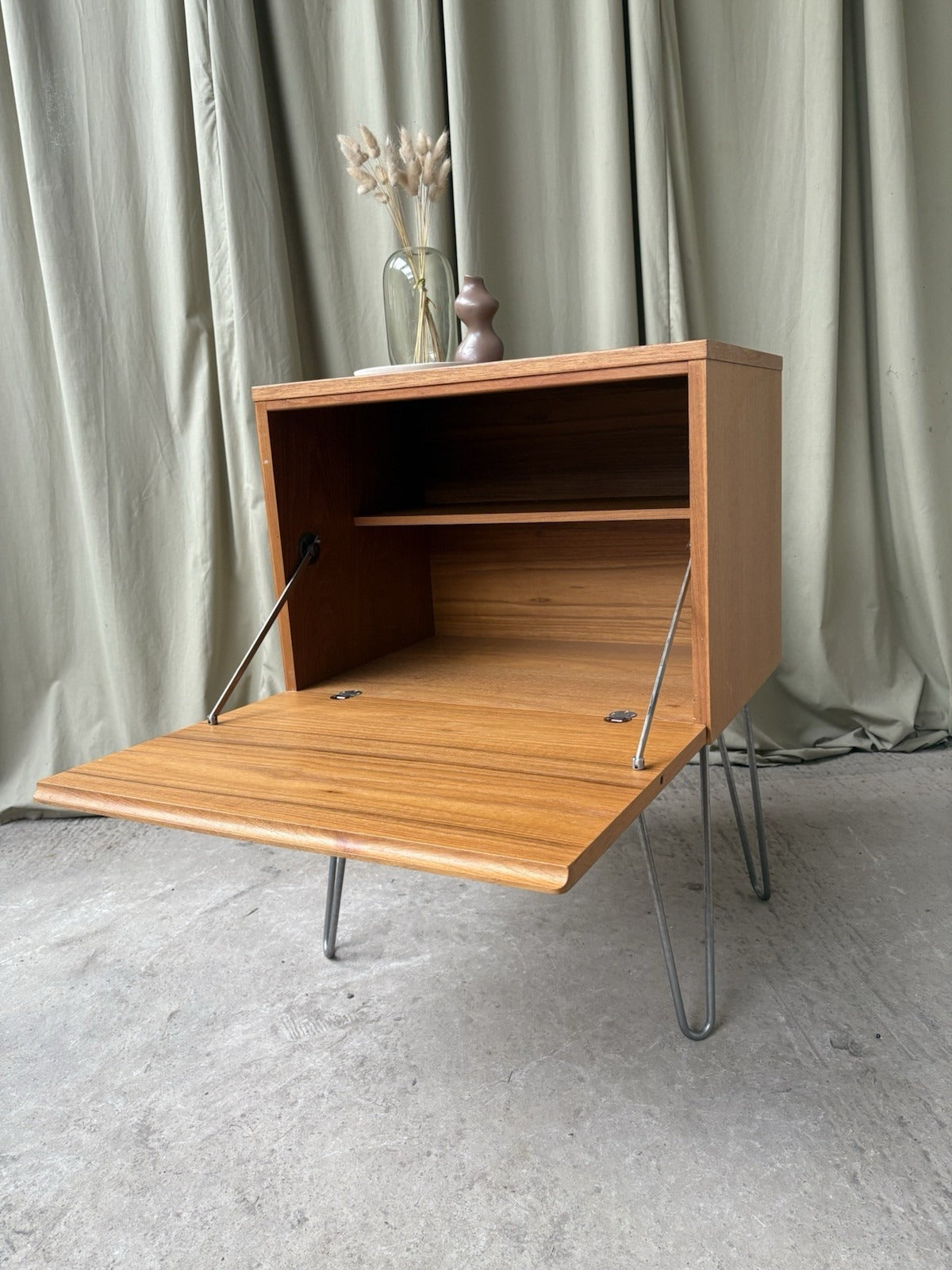 Vintage Mid Century Small Media Cabinet Scandi Danish Retro R1133