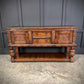 Solid Oak Potboard Dresser Antique Sideboard