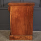 Large Pair Of Vintage Figured Walnut Pedestal Cabinets
