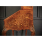 Burr Walnut Marquetry Inlaid Writing Desk