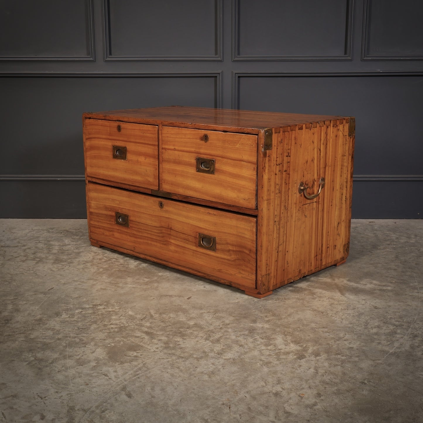 Camphor Wood Campaign Vintage Chest Coffee Table