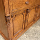 Large Vintage Early Victorian Breakfront Oak Bookcase
