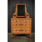 Satin Birch Stencilled Vintage Dressing Chest