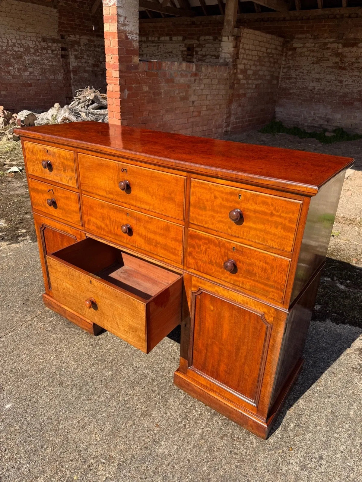 Vintage Mahogany Bank of Drawers Shop Display Kitchen Unit Chest of Drawers