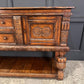 Solid Oak Potboard Dresser Antique Sideboard