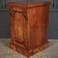 Large Pair Of Vintage Figured Walnut Pedestal Cabinets