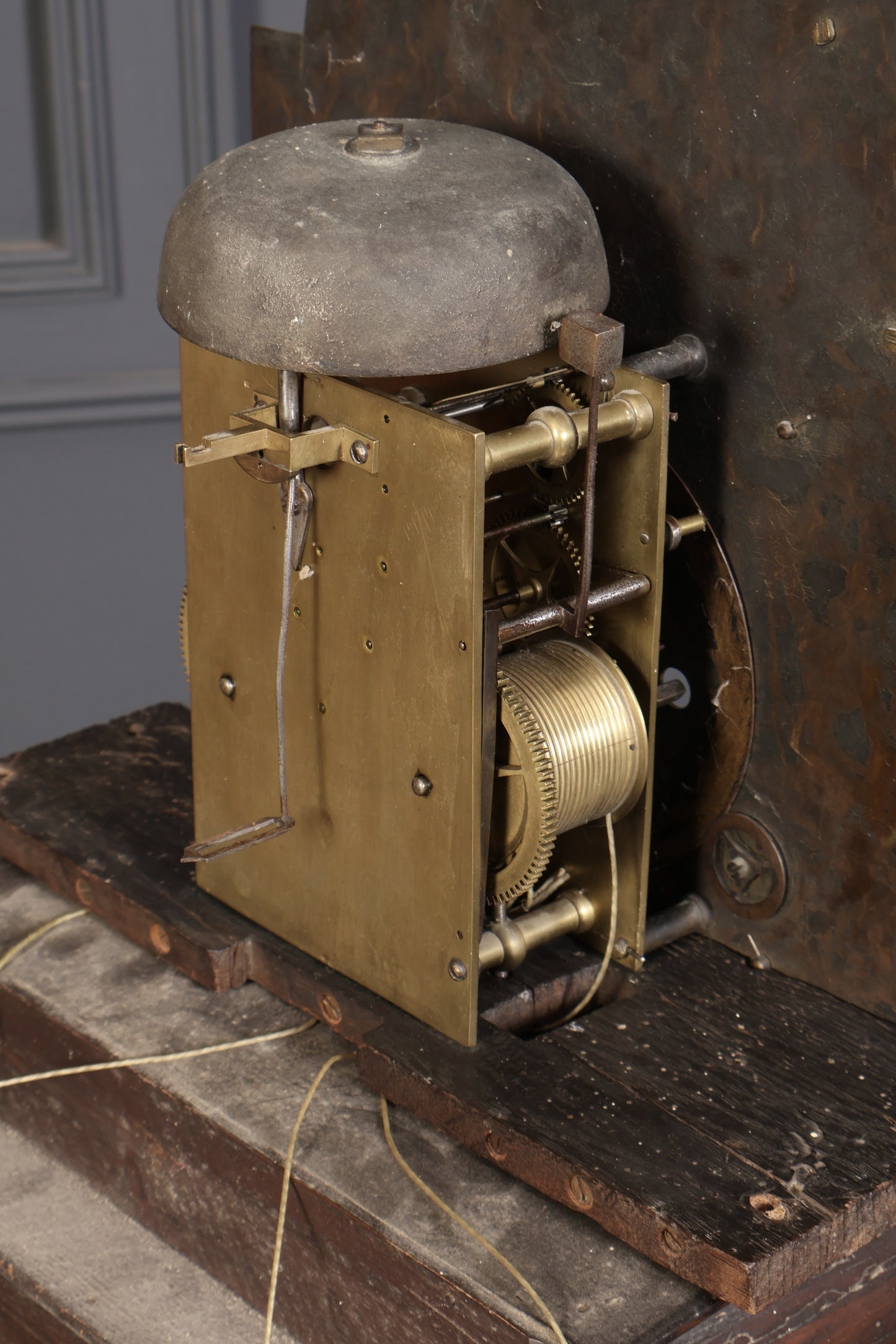 18th Century Walnut Antique Grandfather Clock