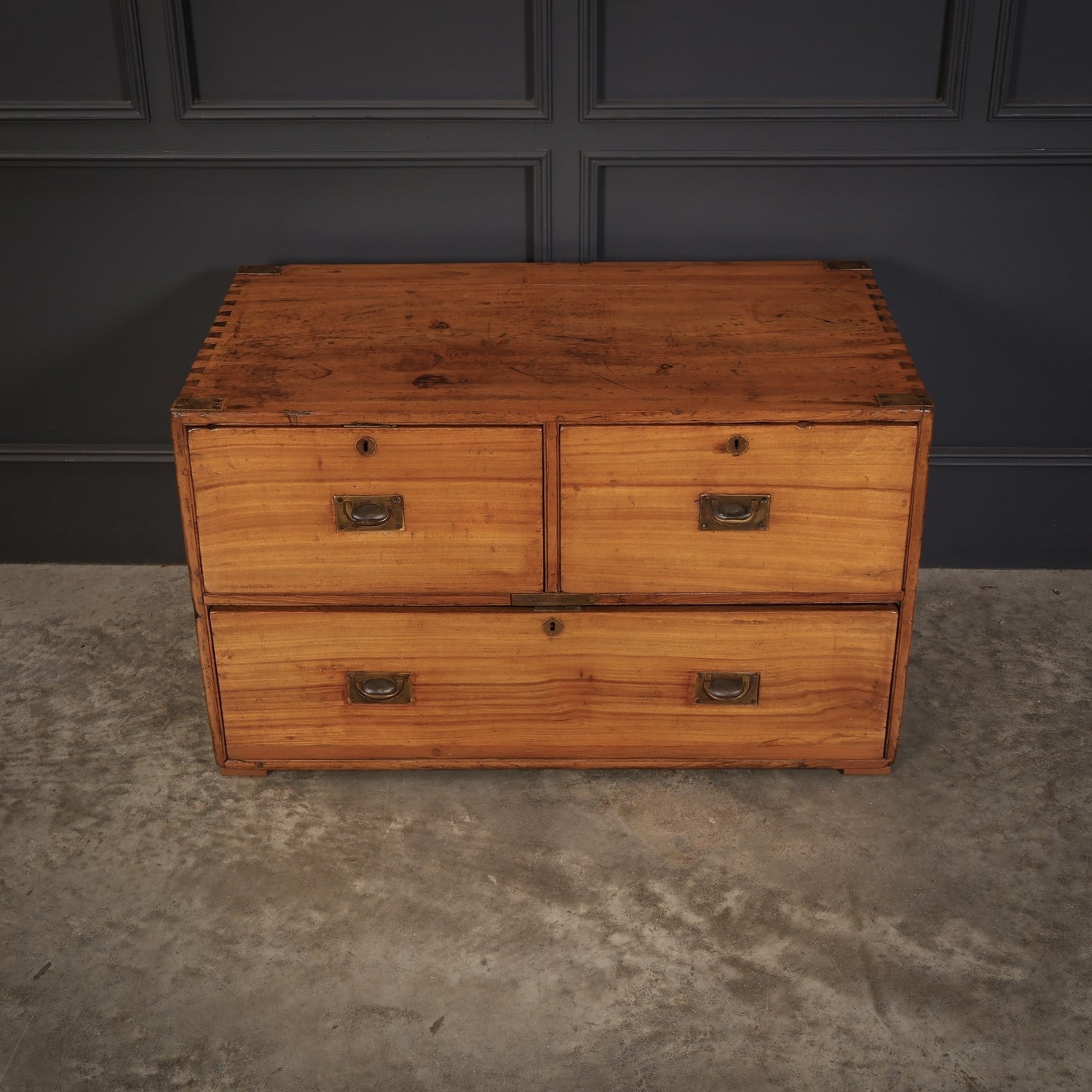 Camphor Wood Campaign Vintage Chest Coffee Table