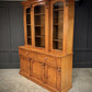 Large Vintage Early Victorian Breakfront Oak Bookcase