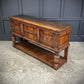 Solid Oak Potboard Dresser Antique Sideboard