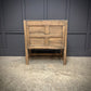 18th Century Antique Carved Bleached Oak Bench