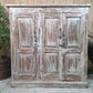 Vintage Wooden House Keepers Linen Cupboard Sideboard Tv Unit