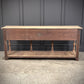 Vintage Bleached Carved Oak Potboard Dresser Sideboard