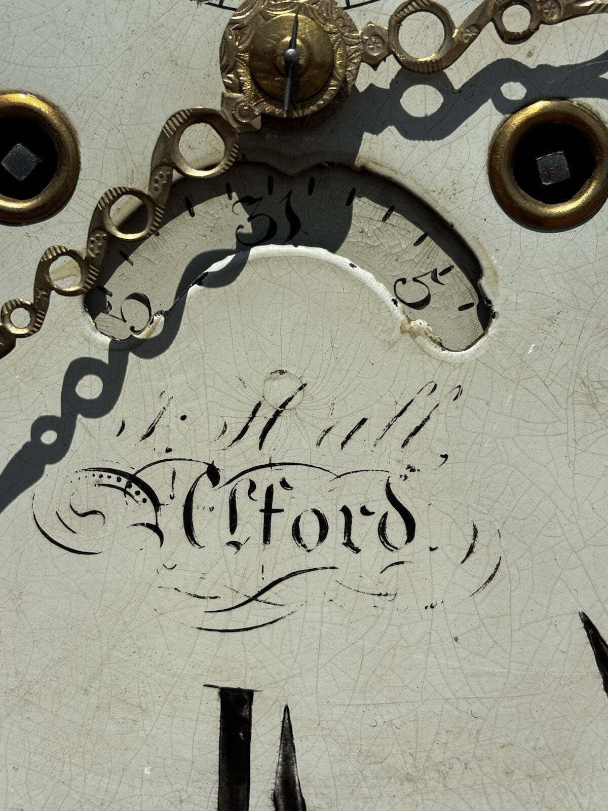 Georgian 8 Day Longcase Clock, Case Signed Henry Blow, Lincoln.