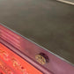Red, Orange, Maroon Vintage Stag Chest of Drawers Upcycled – Hand-Painted