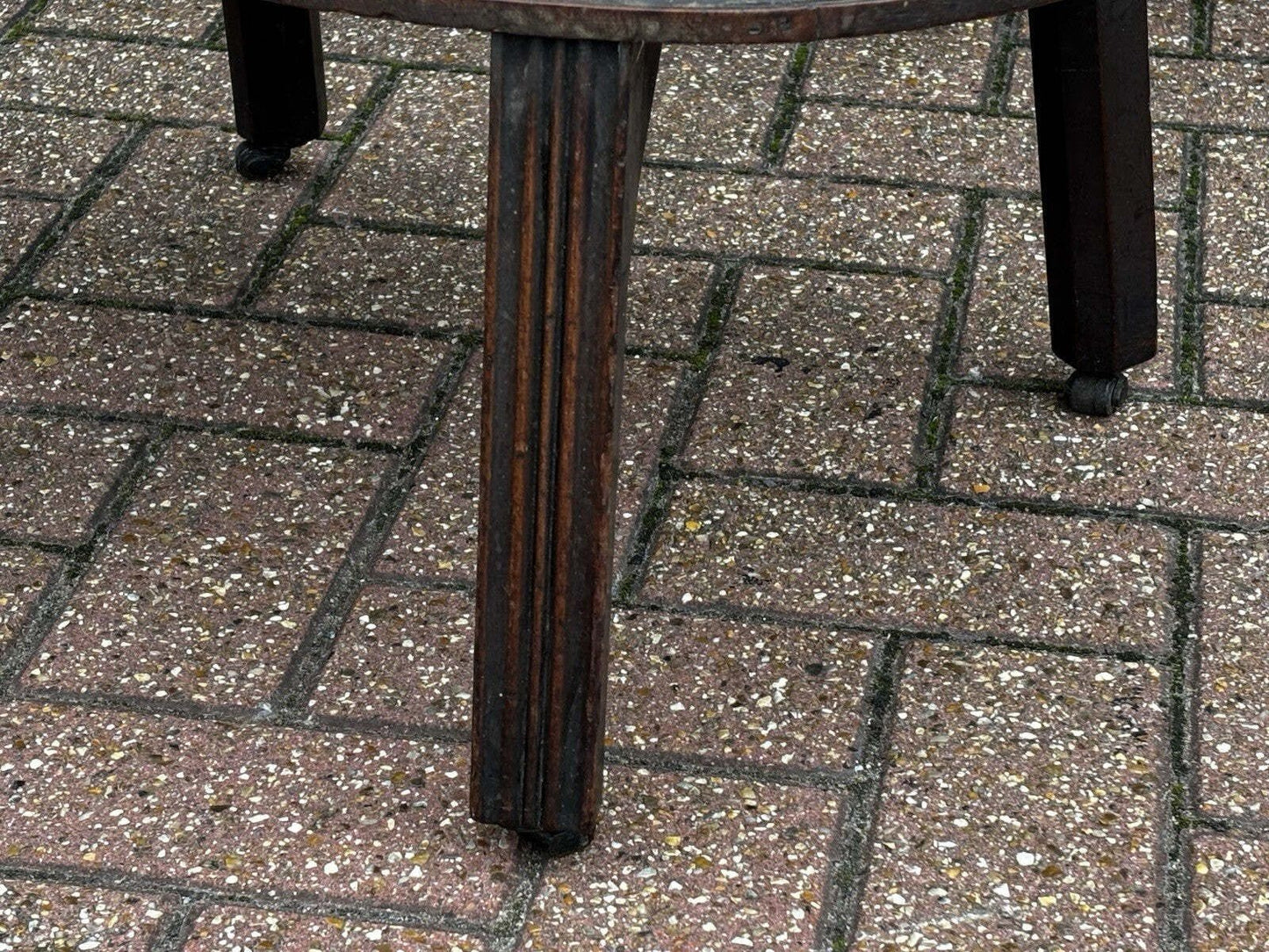 Antique Georgian Mahogany Brass Banded Lift Off Wine Cooler On Stand