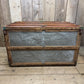 Vintage XL French Steamer Storage Trunk