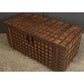 Large Iron Bound Indian Hardwood Trunk