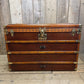 Vintage XL French Steamer Storage Trunk