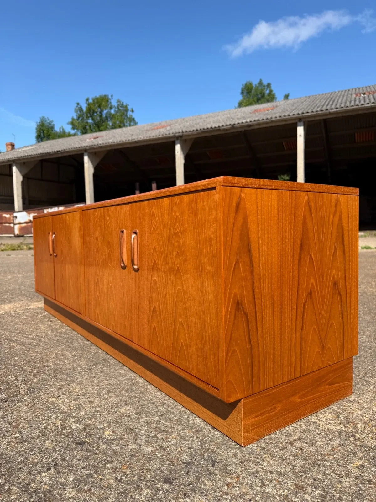 Vintage Mid Century Teak Low Sideboard TV Media Stand G Plan Fresco 1960's/70's