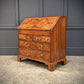 Queen Anne Art Deco Figured Walnut Writing Bureau