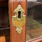 Vintage Georgian Mahogany Glazed Bureau Bookcase Chest of Drawers Writing Desk