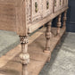 Vintage Bleached Carved Oak Potboard Dresser Sideboard
