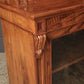 Fine William IV Walnut Vintage Glazed Bookcase Display Cabinet