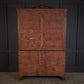 Late Regency Mahogany Linen Press