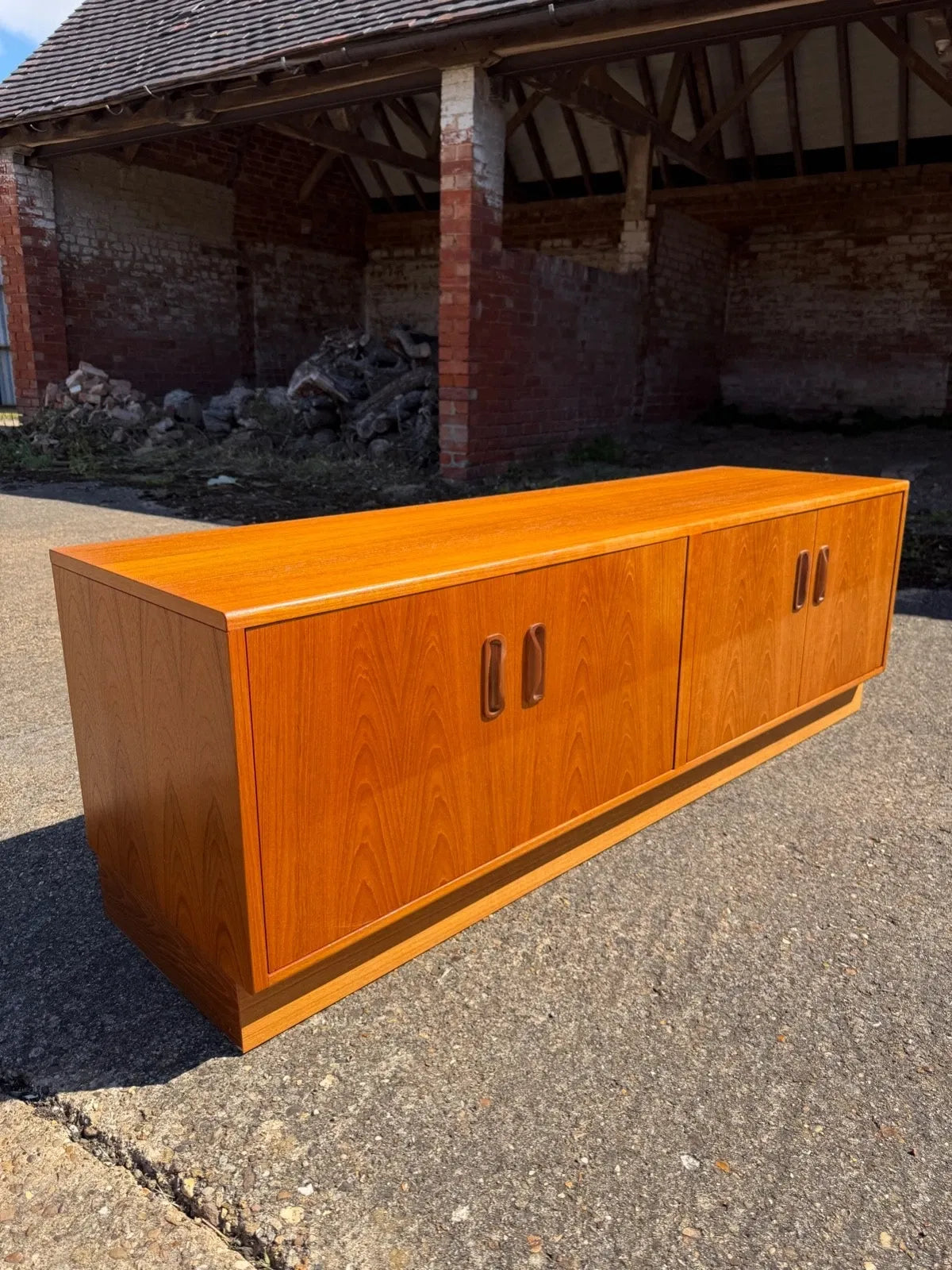 Vintage Mid Century Teak Low Sideboard TV Media Stand G Plan Fresco 1960's/70's
