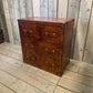 Tan Leather Vintage Drawer Handmade Furniture Bedroom Storage Rustic Leather Chest Drawers Custom Wood Cabinet