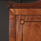 Late Regency Mahogany Linen Press