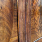Antique Georgian Flame Mahogany Cupboard & Drawers