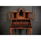 Burr Walnut Marquetry Inlaid Writing Desk