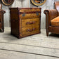 Leather Storage Trunk Table Campaign Chest Storage Solution Bedroom Nightstand Side Furniture Living Room Decor Accent Coffee Table Bespoke