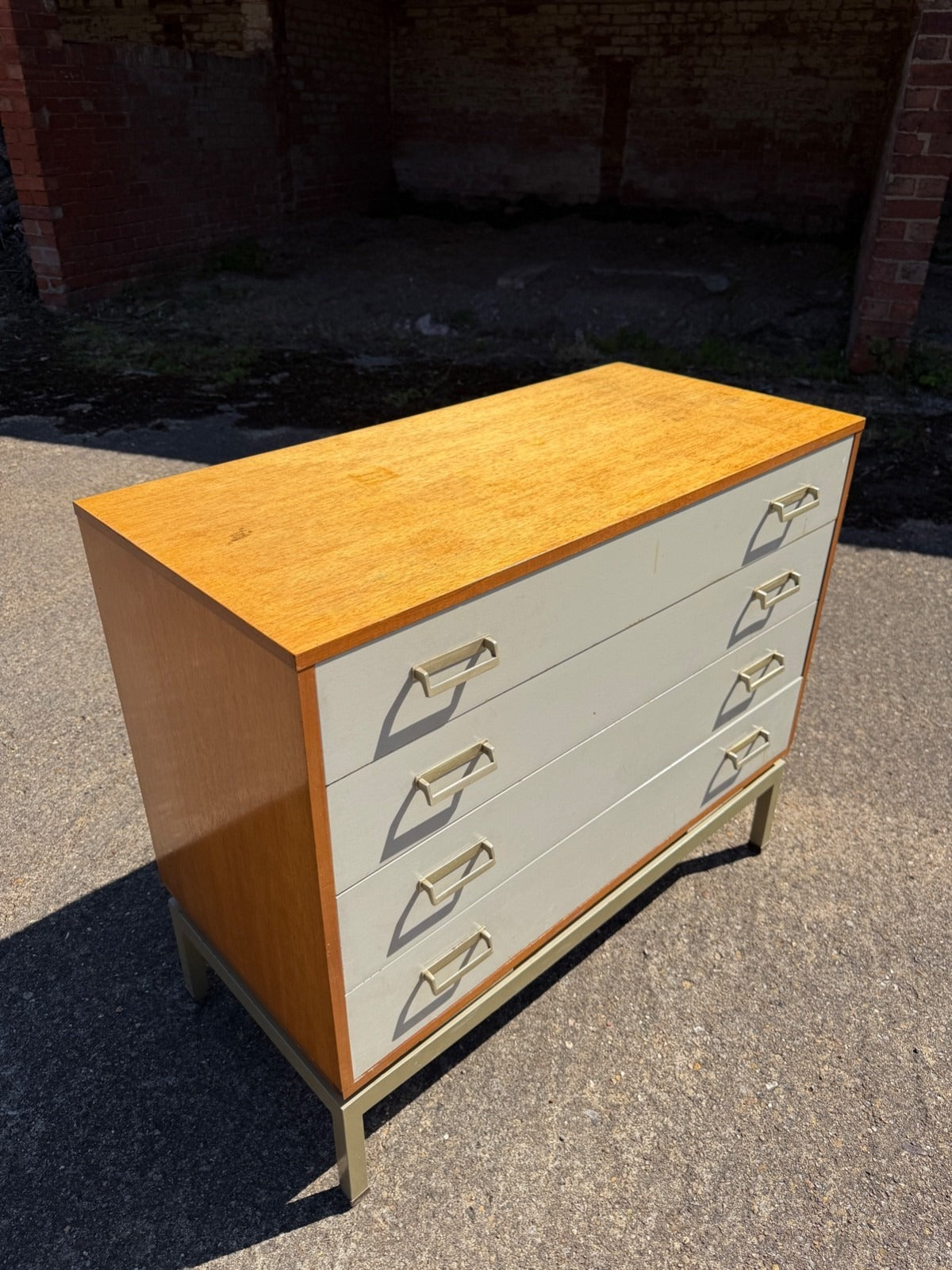 Vintage G Plan Limba E Gomme Mid Century Retro Teak MCM Chest of Drawers