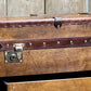 Leather Storage Trunk Table Campaign Chest Storage Solution Bedroom Nightstand Side Furniture Living Room Decor Accent Coffee Table Bespoke