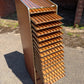 Vintage Haberdashery Cotton Thread Spool Reel Shop Display Cabinet Dispenser