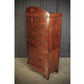 Rare Regency Bow Front Vintage Tallboy Chest On Chest