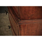 Rare Regency Bow Front Vintage Tallboy Chest On Chest