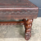 Mahogany & Leather Vintage Coffee Table
