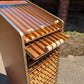 Vintage Haberdashery Cotton Thread Spool Reel Shop Display Cabinet Dispenser